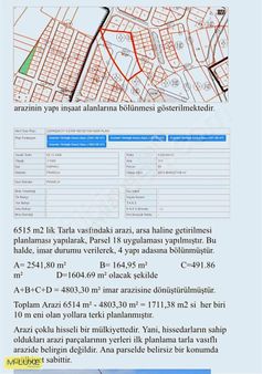 Kapaklıda Yatırıma Uygun Arsa -konut İmarlı-hisseli - Kazançlı