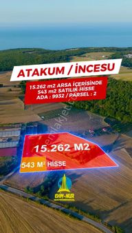 Evim-nur'dan İncesu Mh Mükemmel Konumda Tarla İçinde Yatırımlık Hisse