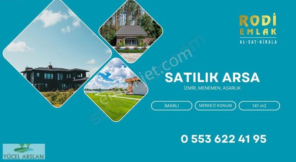 Menemen Asarlık'ta Satılık 141 M2 Arsa İmarlı Merkezi Konum