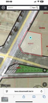 Bademağacında Güney Cephe Köşe Parsel Villa Arsası