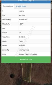 Tek Tapu Yatırımlık Tarla