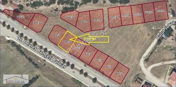 Gün Emlak'tan Niksar İsmet Paşa Bulvar Üzeri Tek Tapu Arsa