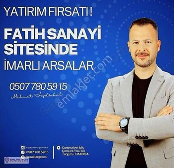 Emlak/tur'dan Fatih Sanayi Sit. İmarlı Arsalar !