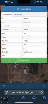 Döşemealtı Altınkale Mah Satılık Villa Parseli