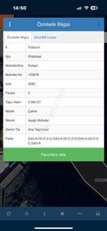 Hekimoğlu’nun Yanında Satılık Arazi