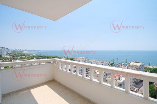 W Property Öner Konutlarında Deniz Manzaralı Cepheleri Açık 3+1