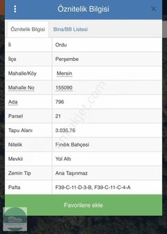 Resuloğlu Emlak-perşembe Mersinde Bungalovluk Parsel