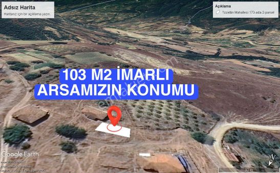 Balıkesir Sındırgı İzzettin Köyünde 103 M2 İmarlı Arsa