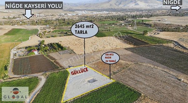 Globalden Güllüce Gallemde Satılık 2.5 Dönüm Ta