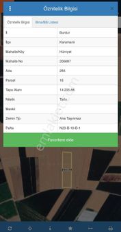 Burdur Karamanlı Hürriyet Mahallesinde Sera Ruhsatlı Yolu Suyu Mevcut 14.295m2 Tarla