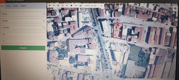 Gemlik Satılık Arsa Çevre Yolu İtfaiye Yanında 1350m2.