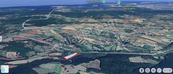 Kerpe'de 7 Dönüm Yatırımlık Tarla İstanbula Yakın Mesafe