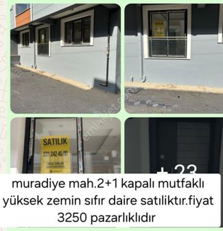 Manisa Muradiye De Kapalı Mutfaklı 2+1 Daire