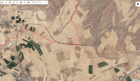 Bünyan Kardeşler Mahallesinde Sulak Tek Tapu Satılık Tarla