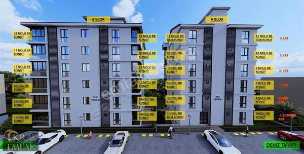 Özyuvamda Deniz Manzaralı Sıfır Satılık Vaadeli Daireler