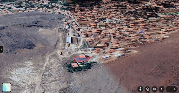 Develi Gaziköy'de Yatırımlık 460 M² Arsa – Yolu, Elektriği, Suyu Hazır