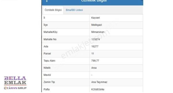 Mimarsinan Mükemmel Manzaralı Arsa