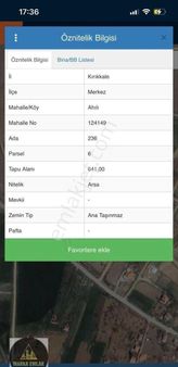 Marka'dan Ahılı'da Satılık Arsa