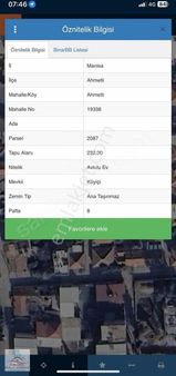 Manisa Ahmetli'de Satılık 232 M2 Arsa Ve Evi