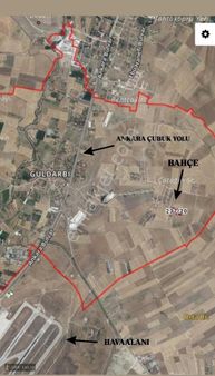 Lider Emlak'tan Havaalanı Manzaralı 250 M2 Hobi Bahçesi