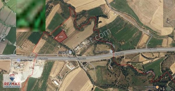 Bünyan Doğanlarda Bünyan Yoluna 100 Metre Mesafede Satlık Tarla