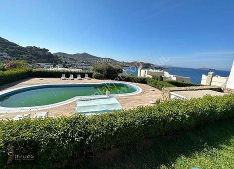 Bodrum Gümüşlük Satılık Deniz Manzaralı Bahçe Katı Daire