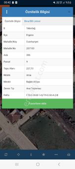 Tekirdağ Ergene Cumhuriyet Mh Satılık Arsa