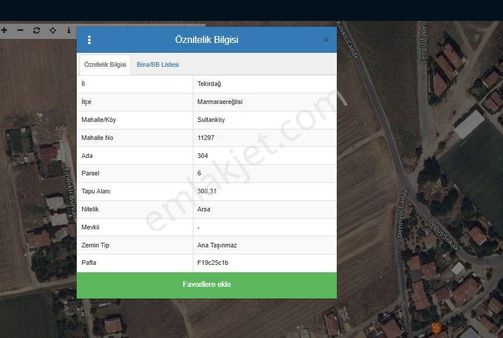 Sultanköy Merkezi Yerde Arsa 308m2