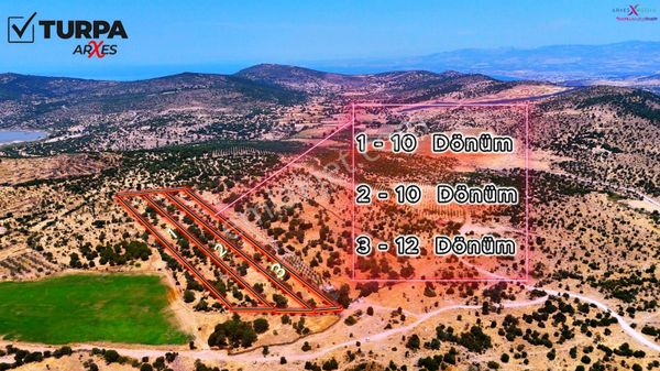 Katıralanı'nda 3 Parsel 32 Dönüm Paylı Mülkiyet Yatırımlık Tarla