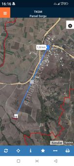 Bursa Nilüfer Çaylı Mahallesi Satılık 4.900 Mt2 Tarla