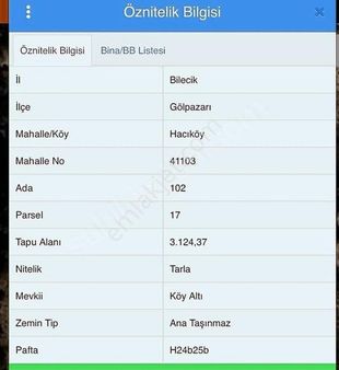 Bilecik Gölpazarı 3 Dönüm Ceviz Bahçesi