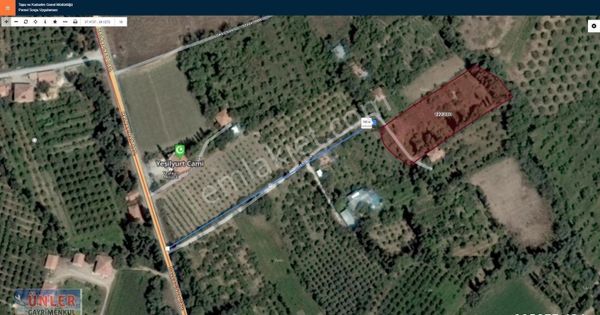 Sarıca İle Tont Arasında Tek Tapu Elektrik Ve Su Olan Yerde Satılık Bahçemiz