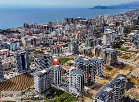 Alanya Mahmutlar 1+1 55m2 Sıfır Daire Full Aktivite Eşyasız