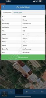 Royalden Sazlıca Yukarıda Satılık Konum Harika 500 M2 Arsa