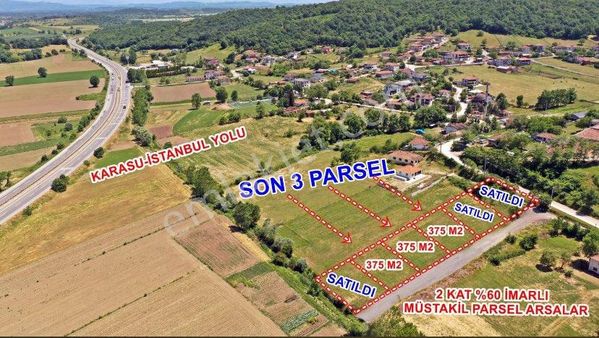 Söğütlü Rüstemler Burhaniye Mah. 375 M2 %60 İmarlı Müstakil Parsel Satılık Arsa