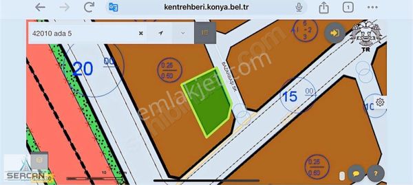 Yaylapınarda Karaman Yolu Yanı 564 M2 Köşe Parsel Arsa