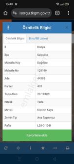 Dağdere Mah Konumu Güzel Stazi