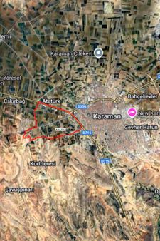 Karaman Merkez Fatıh Mahallesınde Satılık 3.634m2 Arsa