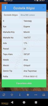 Çorlu Misinli De İmarlı İfrazlı Yan Yana 2 Adet Satılık Arsa