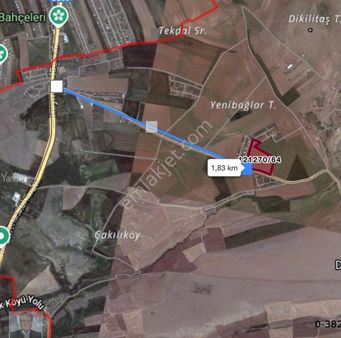 Gölbaşı Dikilitaş Runkuş Asfalt Yolun Kenarı Harika Lokasyonda Satılık Tarla