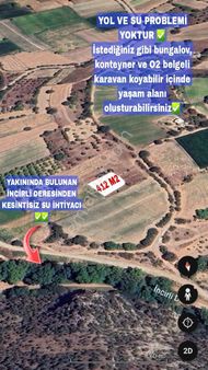 Köye Yürüme Mesafesinde !! 412 M2 Doğayla İç İçe Yenişehir İncirli Köyünde Satılık Hobı Bahçesi