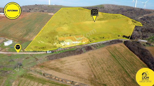 🟨⬛ Bandırma Dutliman Mahallesinde 23.518 M² Kadastro Yola Cephe Satılık Çiftlik⬛🟨