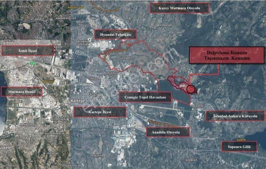 Altın Emlak'tan Kartepe Uzunbey İbrikdere Mevkii Satılık Tarla