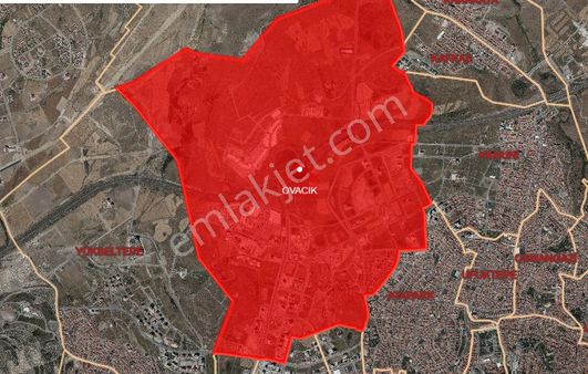 Ovacıkta Alüminyumcular Koop. Yakını Ticari Parsel