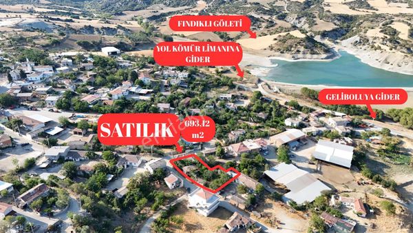 Dmr Yapıdan Gelibolu Fındıklı Köyünde 693 M2 Uygun Fiyata Köy Evi Arsa