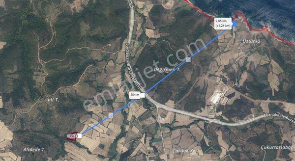 Çanakkale Lapseki Güreci 5.666 M2 Satılık Tarla