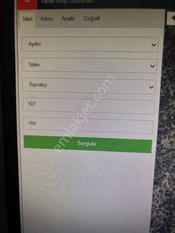 Söke Sayrakçı Köyünde 17 Dönüm 400 Ağaçlı Zeytinlik