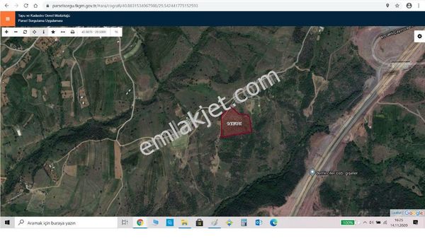 Kocaeli Gebze Denizli Köyünde 21.000 M2 Sit Alanında Satılık Arsa