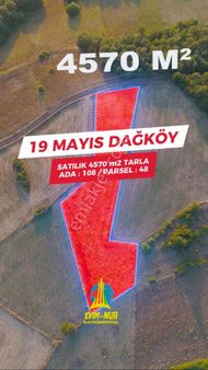 Evim-nur'dan Dağköy Mah 4.570m2 Mükemmel Konumda Yatırımlık Tarla