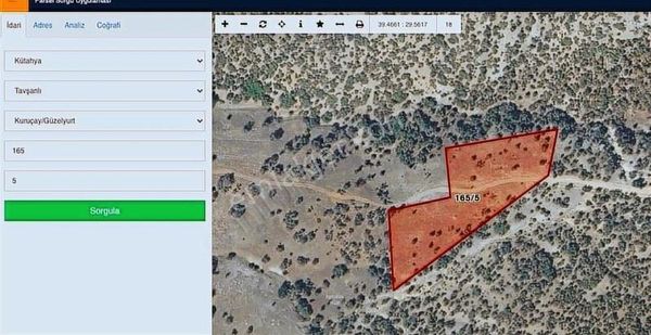 Kütahya Tavşanlıda 6.412,73 M² Tam Hisseli Satılık Tarla